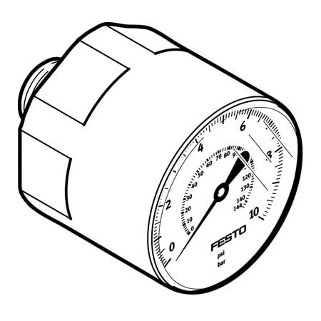 Festo Pressure Gauge MA-15-10-M5 MA-15-10-M5